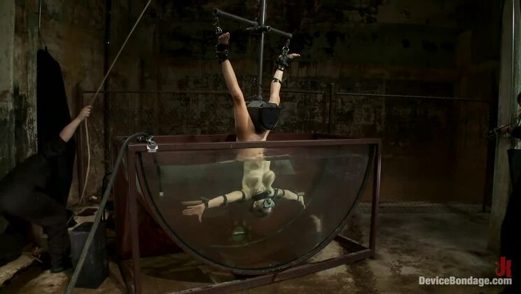 Bound and Gagged: Rain's Underwater Orgasmic Descent