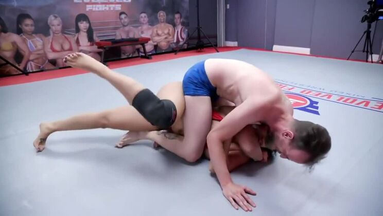 [EvolvedFights] - Wrestling Wonders: Sheena Ryder and Chad Diamond in Anal Action - Sheena Ryder - Chad Diamond