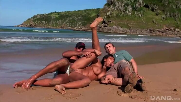 Babalu's Outdoor Anal Threesome Fantasy