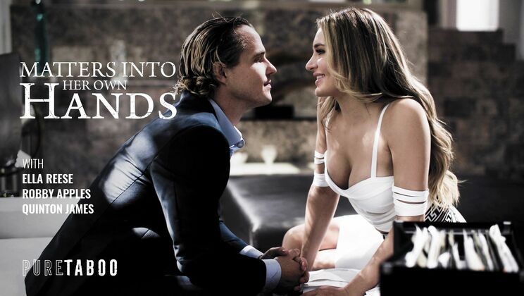 [PureTaboo] - Facial Frenzy and a Side of Cheating - Quinton James - Ella Reese - Robby Apples