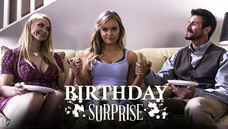 [PureTaboo] - Natural Tits Birthday Party - Sarah Vandella - River Fox - Tommy Gunn