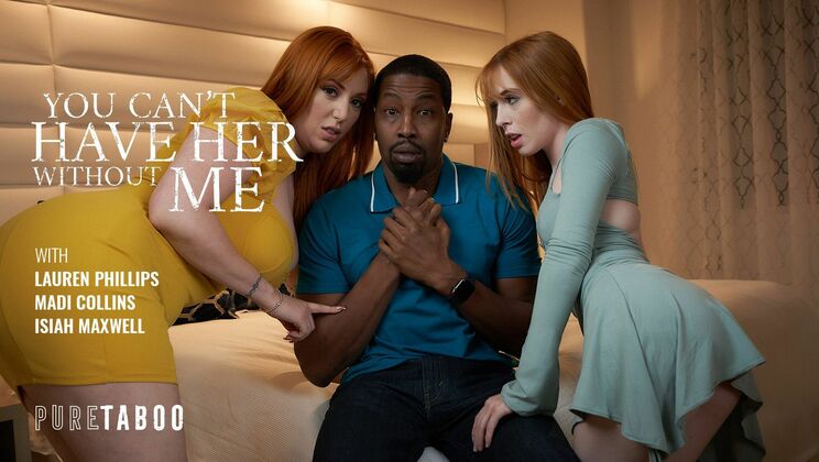 [PureTaboo] - Threesome with a Hairy Twist - Isiah Maxwell - Lauren Phillips - Madi Collins