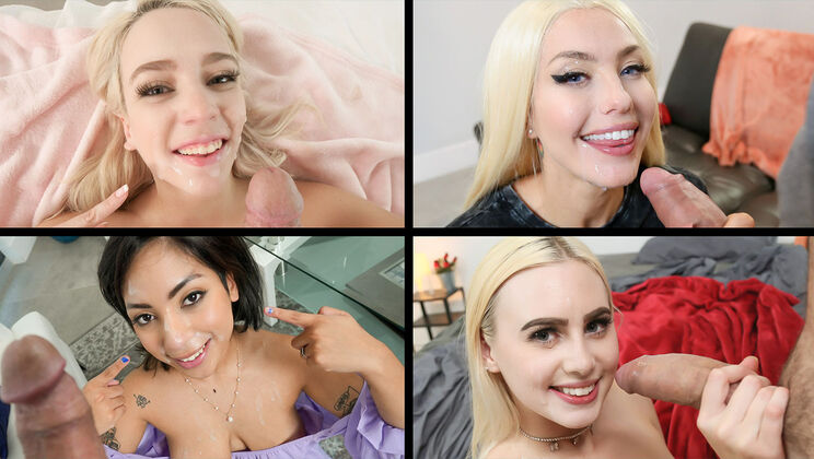 [TeamSkeetSelects] - Facial Frenzy Compilation Volume 1 - Valentina Jewels - Alex Blake - Dani Blu - Ozzy Sparx