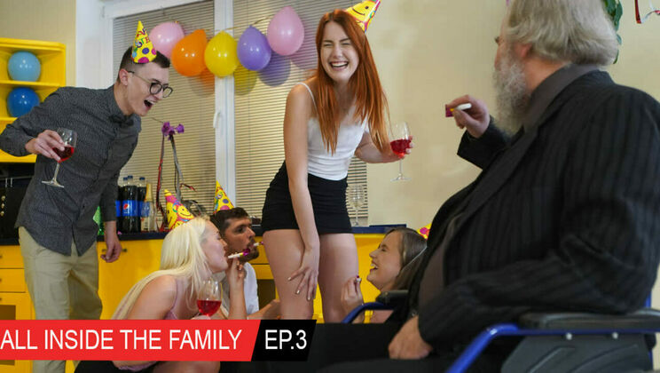 [ClubSweethearts] - Family Ties Ep.3 - Redhot Birthday Party! - Stacy Cruz - Angel Wicky - Charlie Dean - Lovita Fate - Faun - Charli Red
