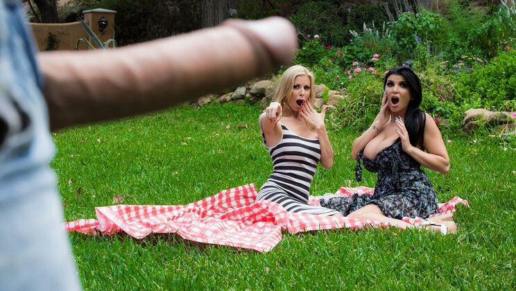 [Brazzers] - Threesome FFM Fun In The Park - Alexis Fawx - Romi Rain - Keiran Lee