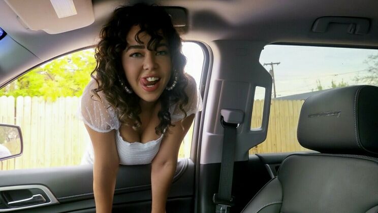 [StrandedTeens] - Big Tits Car Creampie