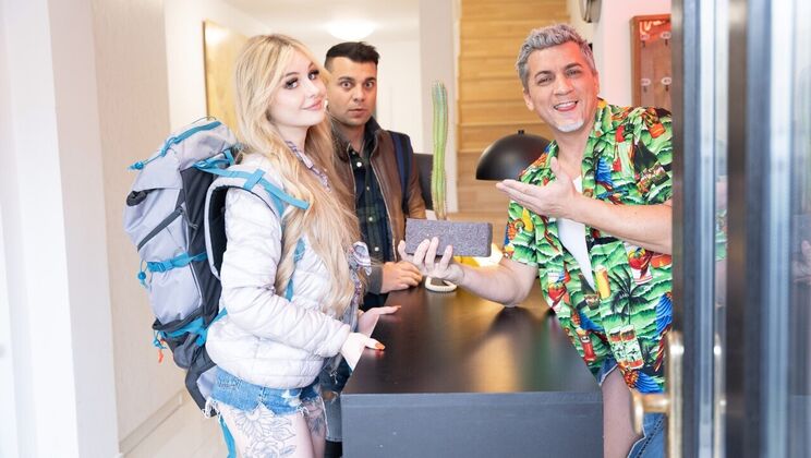 [FakeHostel] - Tattooed Temptress: Deepthroat and Gagging Fun - Steve Q - Don Diego - Baby Kxtten