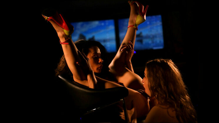 Lesbian Lovers with Tattoos and Desire