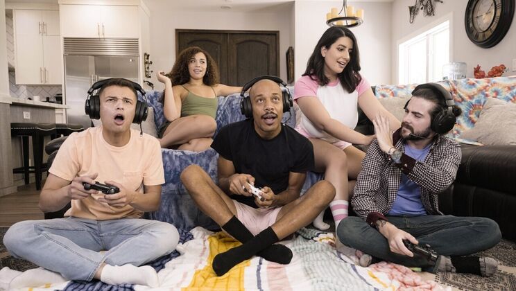 [HotGirlsGame] - Savage Gamers Take All - Johnny Love - Willow Ryder - Dwayne Foxxx - Sarah Arabic