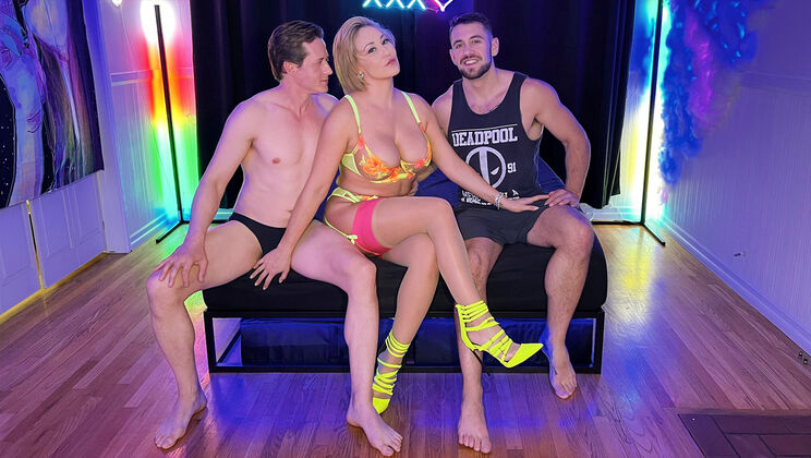 Blonde and Beautiful: Ryan Keely's Lucky Romp