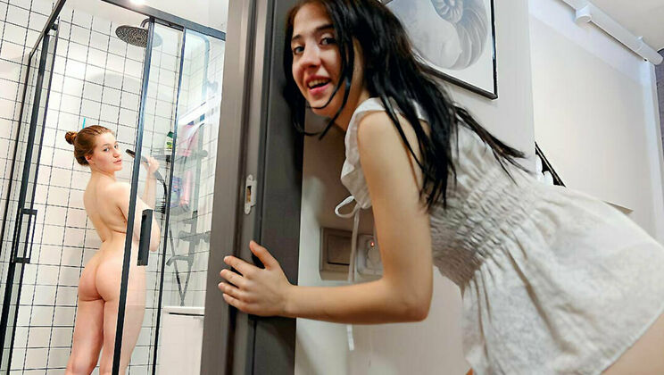 [ClubSweethearts] - Shower Seduction: Emily and Bella Get Wet