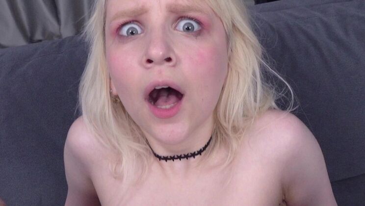 Young Blonde Beauty's First Anal Exhaustion