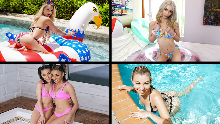 [TeamSkeetSelects] - Riley Star and Friends in Bikini Heaven - Riley Star - Lilly Bell - Sophia Sweet - Scarlet Skies - Aria Valencia - Vanessa Moon - Reese Robbins - Amber Stark - Alice Marie - Emma Rosie