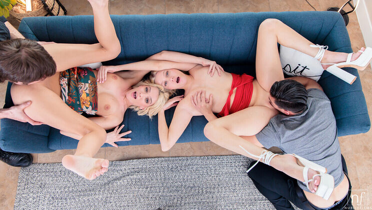 [NubileFilms] - Pussy Licking Party with Medium Tits - Kenna James - Chad Alva - Skyler Storm - Tony Fontana