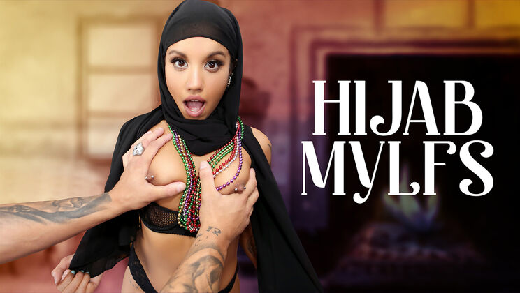 [HijabMylfs] - The Arab Stepmom's First Mardi Gras - Nina White - Victor Ray