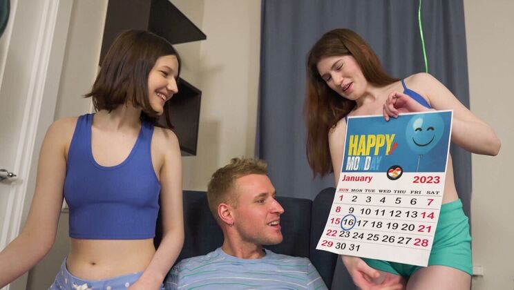 Two Hot Girls and a Guy: A Perfect Party