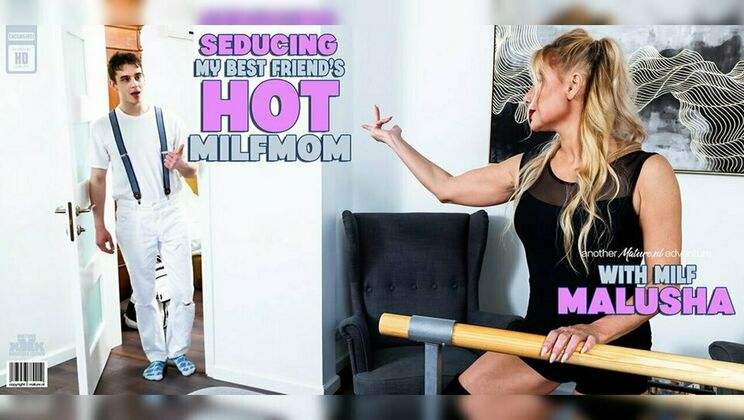 Seduced by Son's Buddy, Malusha Enjoys Wild Sex
