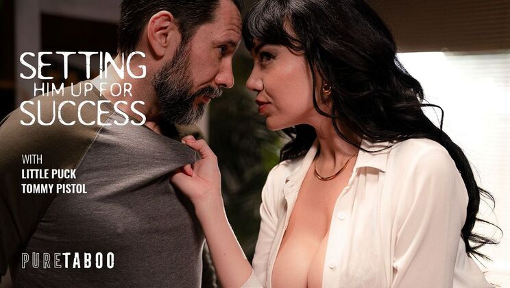 [PureTaboo] - Deepthroat Diva Shows Him the Ropes - Tommy Pistol - Little Puck