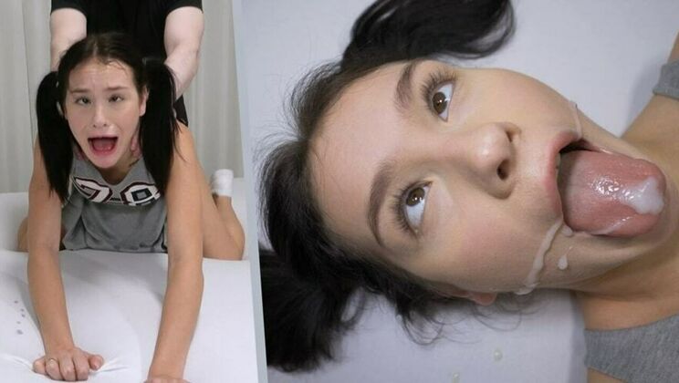 Brunette Cutie Matty’s Ruthless Landlord Exploits Her - Cum Dumpster Reality