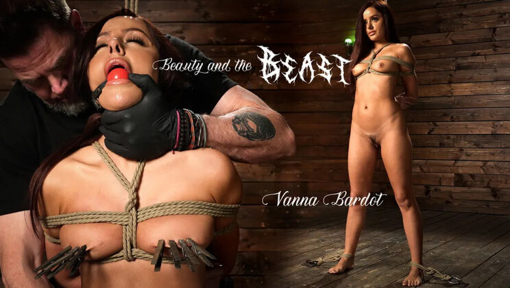 [Hogtied(Kink)] - Beauty's Humiliation in a Cage - Vanna Bardot - The Pope