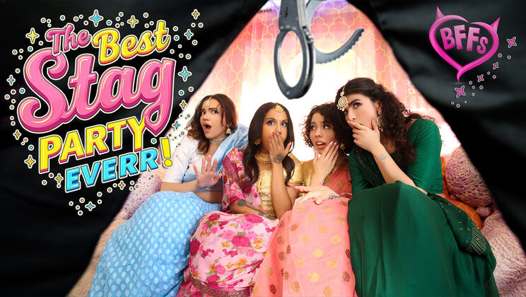 [BFFs] - Deepthroat Divas: Indian Bachelorette Party Gone Wild - Naudi Nala - Nina White - Satine Summers - Jason Sarcinelli - Nikki Slick