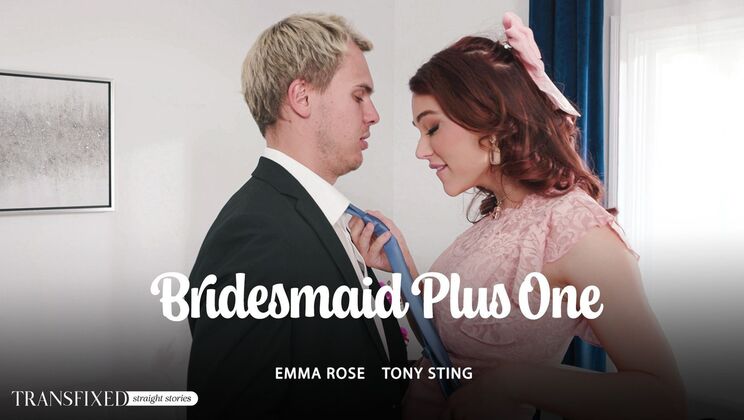 Bridesmaid Emma Rose Fucked Doggystyle and Gagged by Tony Sting