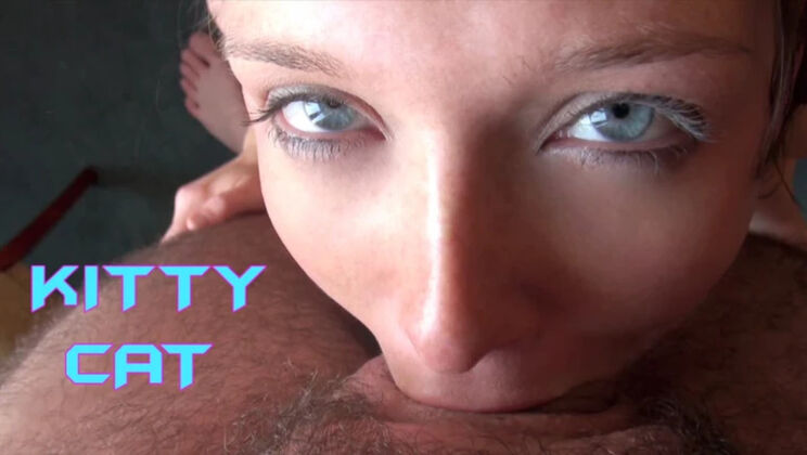 [WakeupnFuck] - Tanned Kitty Cat Enjoys Double Penetration and Shaved Pussy