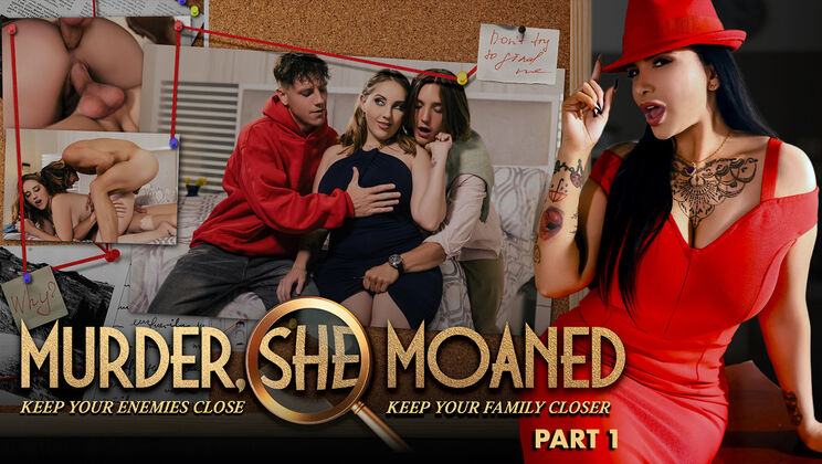 Murder She Moaned Part 1: Blonde PAWG Gets Spanked, Deepthroat, and Cum in Mouth