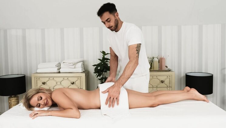 [RKPrime] - Shaved Blonde Maya Rose Enjoys Tits Massage and Doggystyle - Maya Rose - Francis X