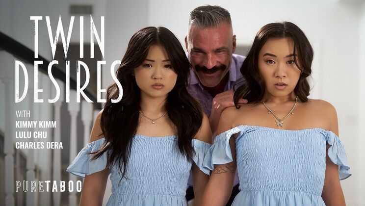 Asian Stepsisters Lulu Chu and Kimmy Kimm Take Stepdad’s Cock