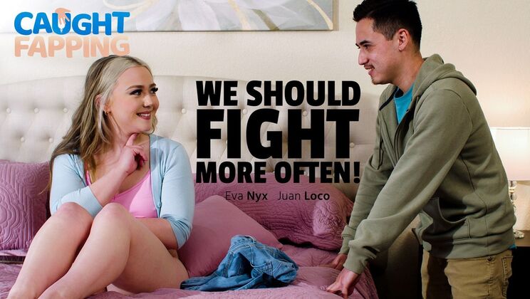 [CaughtFapping] - Hot Blonde Eva Nyx Sucks and Rides Juan Loco's Huge Dick - Juan Loco - Eva Nyx