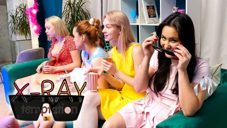[ClubSweethearts] - European Teens Roxy Muray & Angel Jolie in X-Ray Temptation 3 - Lesbian Fun - Sara Bork - Elloise Arti - Amelia Ost - Roxy Muray - Angel Jolie