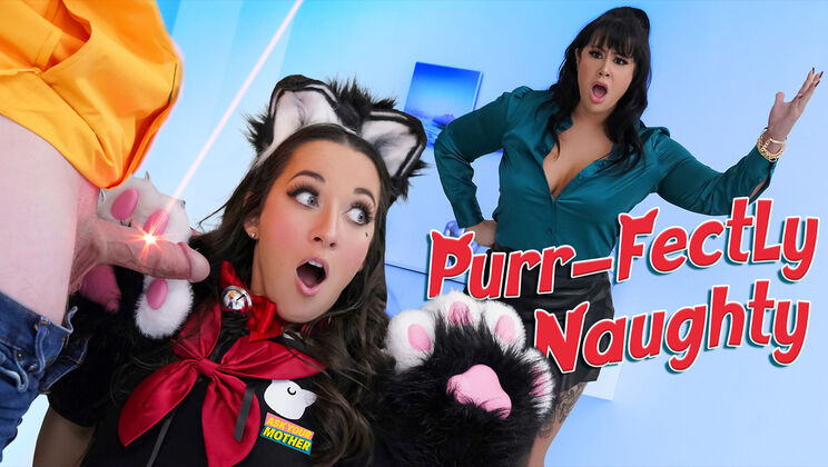 [AskYourMother] - Freya Von Doom Takes Control in Stepmom and Neko Girl Threesome - Freya Von Doom - Jimmy Michaels - Misty Meaner