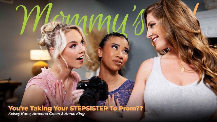 Lesbian Stepsisters At Prom Get Down & Dirty