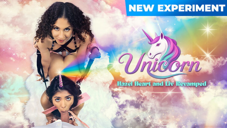 Hairy Pussy & Thong Action for Little Unicorn in Threesome