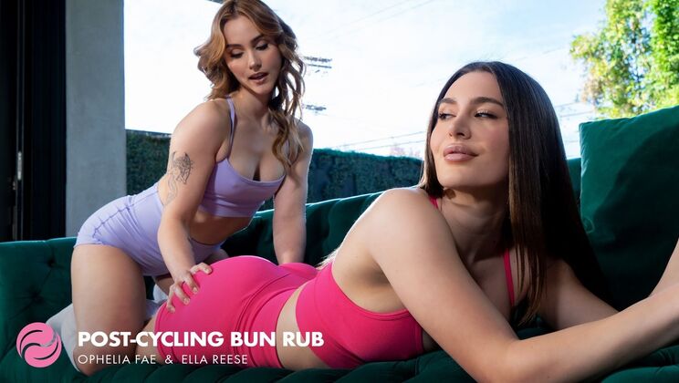 Lesbian Massage Fantasy with Bubble Butt Babes Ella Ophelia
