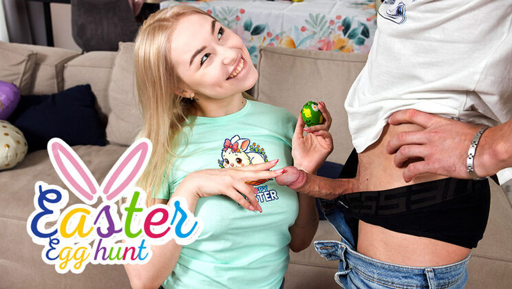 Sara Bork Easter Handjob to Blowjob & Massive Orgasm