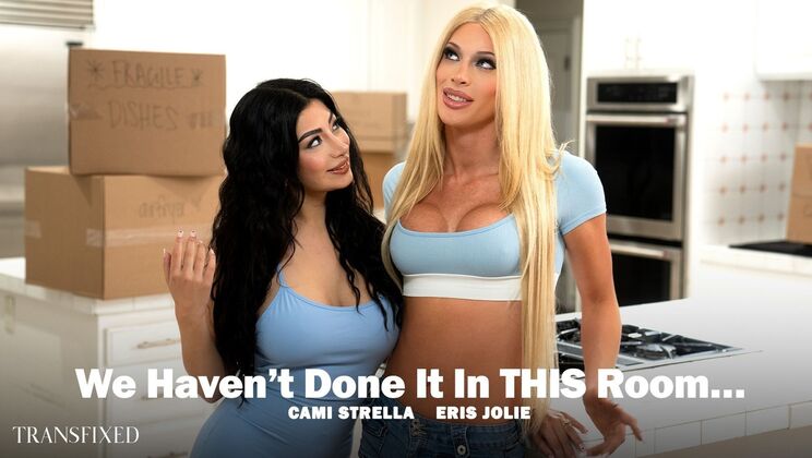 Blonde MILF and Brunette Latina Double Team a Hung Trans Star